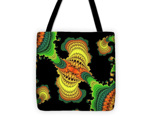 Swirls of Digital Fractals - Tote Bag