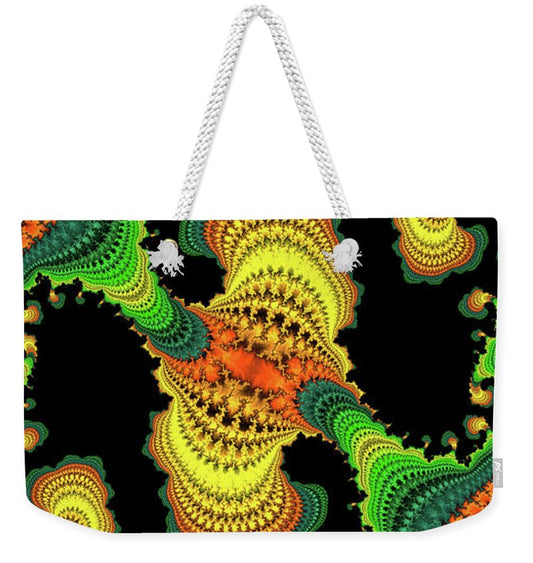 Swirls of Digital Fractals - Weekender Tote Bag