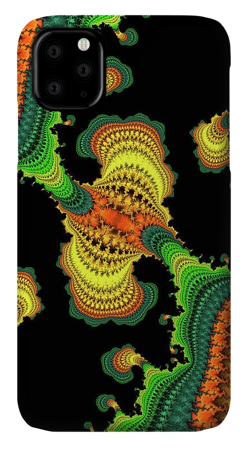Swirls of Digital Fractals - Phone Case