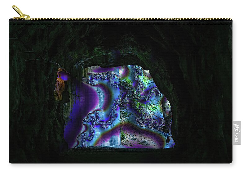 Through the cave out of the Matrix - Zip Pouch