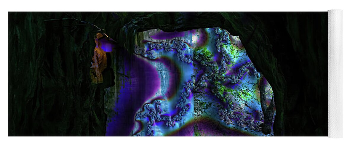 Through the cave out of the Matrix - Yoga Mat