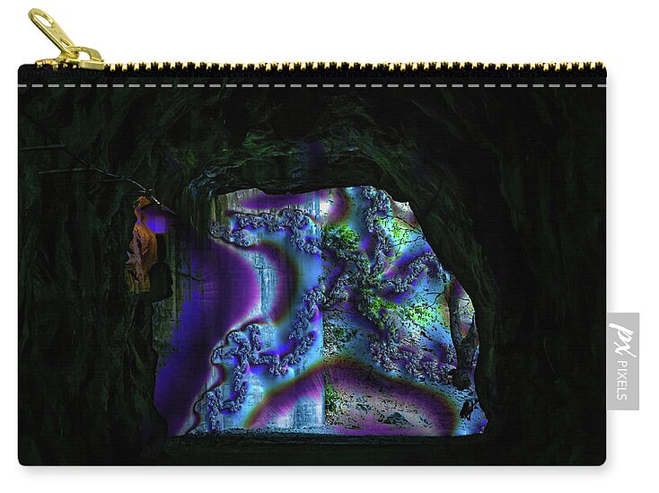 Through the cave out of the Matrix - Zip Pouch