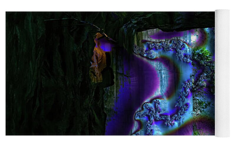 Through the cave out of the Matrix - Yoga Mat