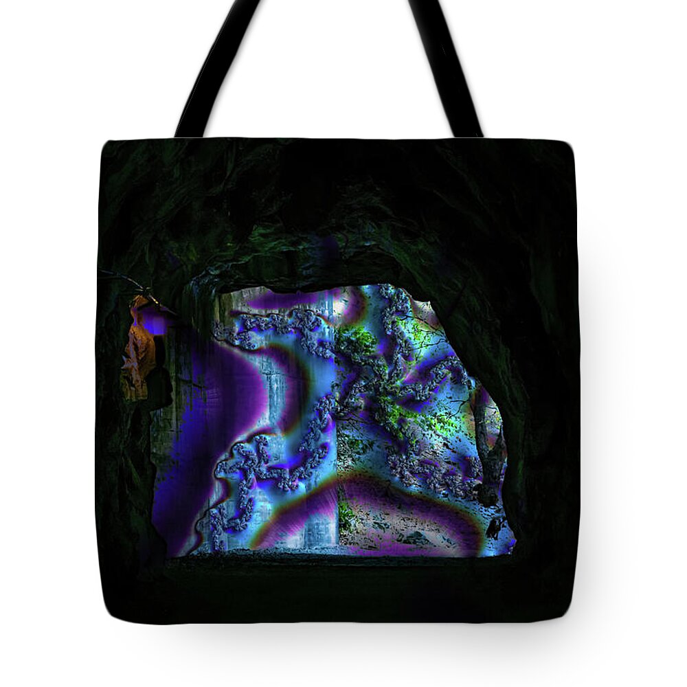 Through the cave out of the Matrix - Tote Bag