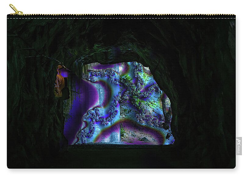 Through the cave out of the Matrix - Zip Pouch