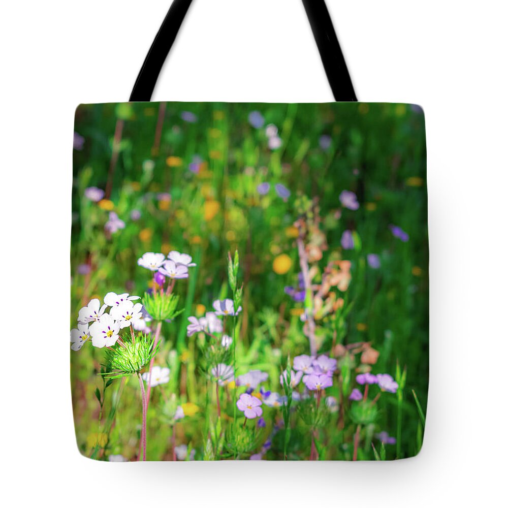 Tiny Flowers in the Meadow - Tote Bag