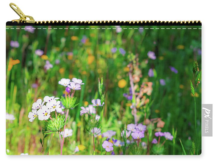 Tiny Flowers in the Meadow - Zip Pouch