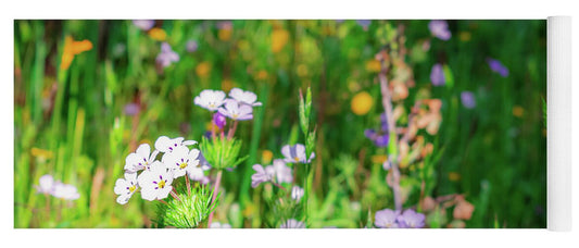 Tiny Flowers in the Meadow - Yoga Mat