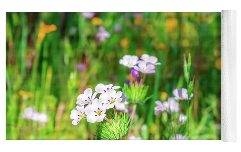 Tiny Flowers in the Meadow - Yoga Mat