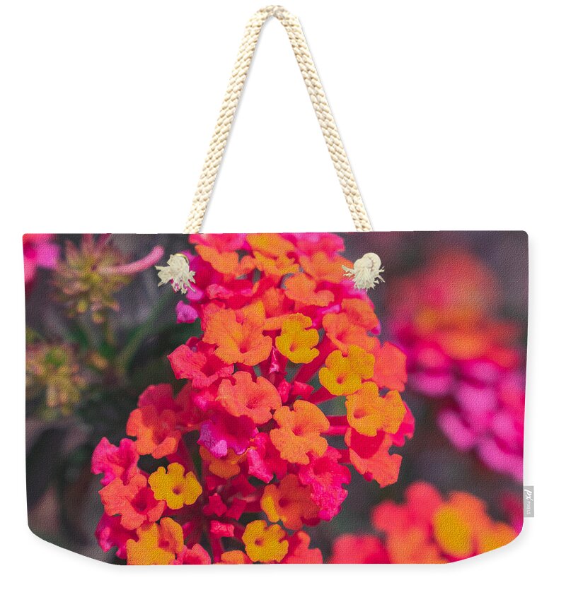 Tiny Flowers Landscape  - Weekender Tote Bag