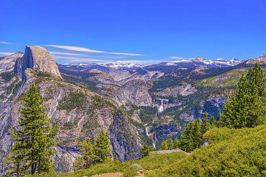 Vibrant Wonderful Landscape From Glacier Point - Art Print