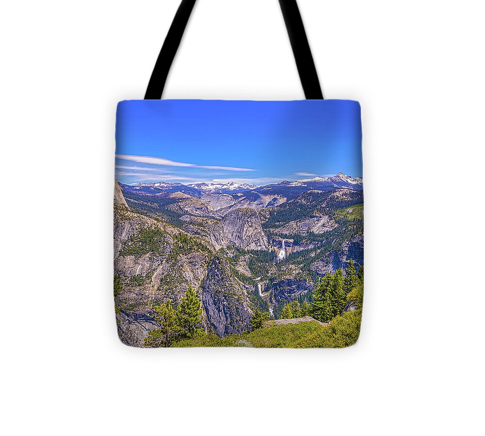 Vibrant Wonderful Landscape From Glacier Point - Tote Bag