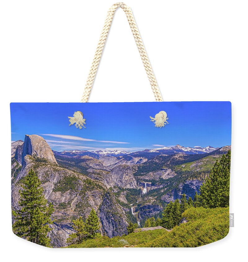 Vibrant Wonderful Landscape From Glacier Point - Weekender Tote Bag