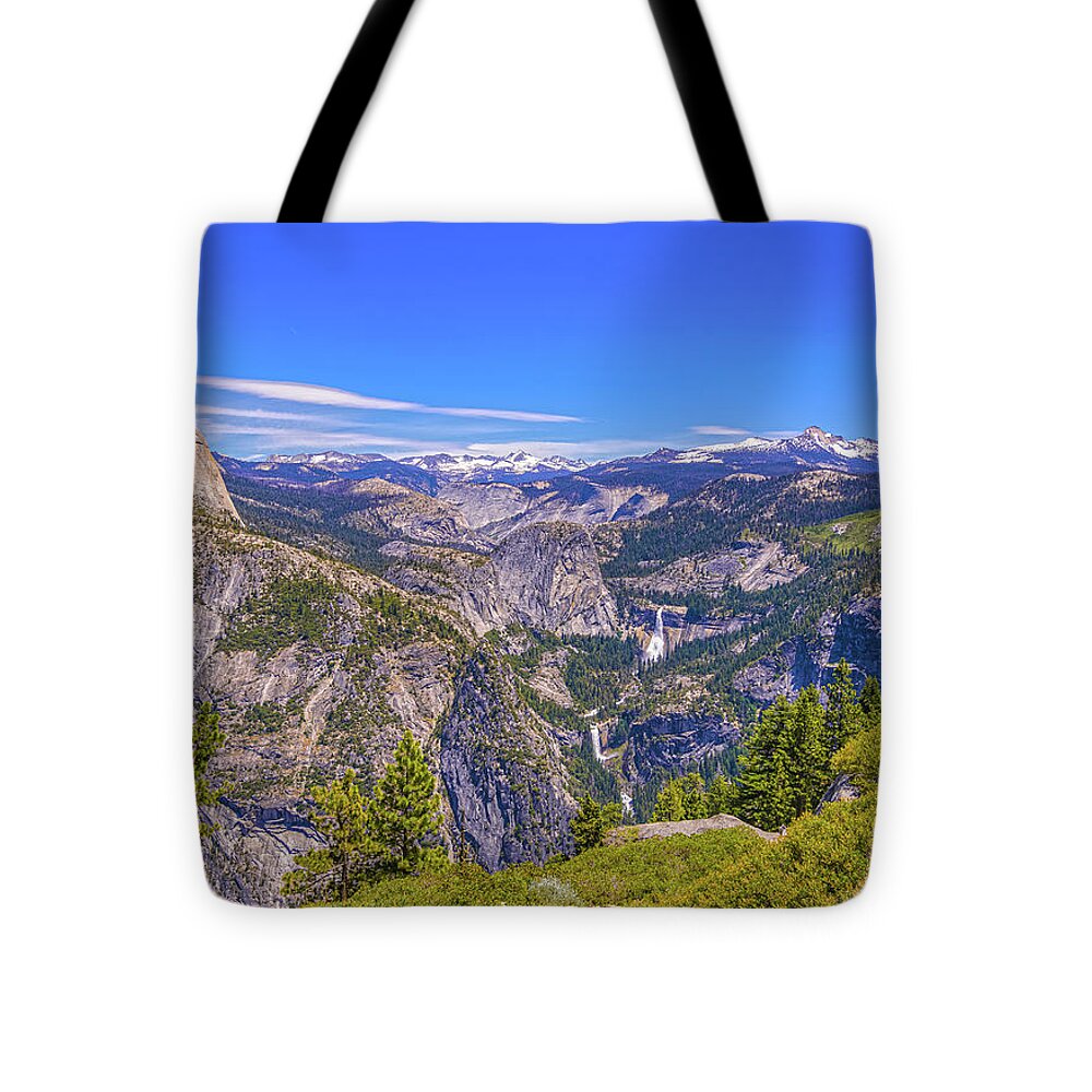 Vibrant Wonderful Landscape From Glacier Point - Tote Bag