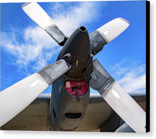 VintagePropeller Airplane Artistic Image - Canvas Print