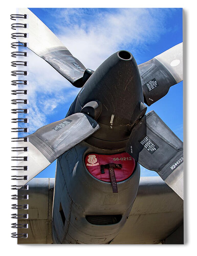 VintagePropeller Airplane Artistic Image - Spiral Notebook