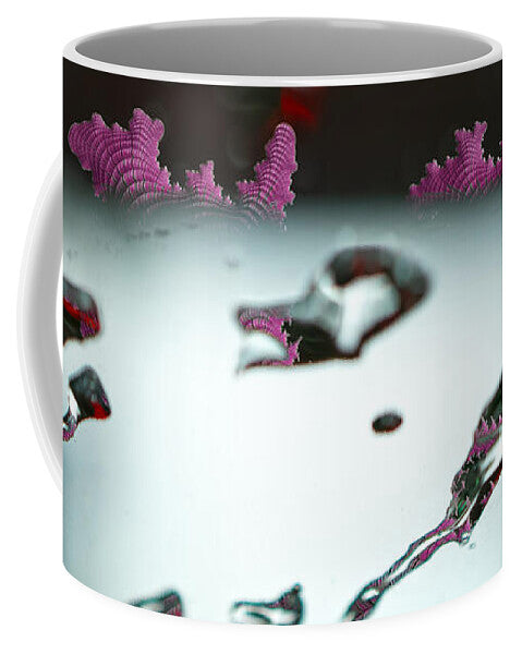 Water Drops and Pink Abstracts - Mug