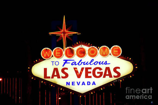 Welcome to Fabulous Las Vegas - Art Print