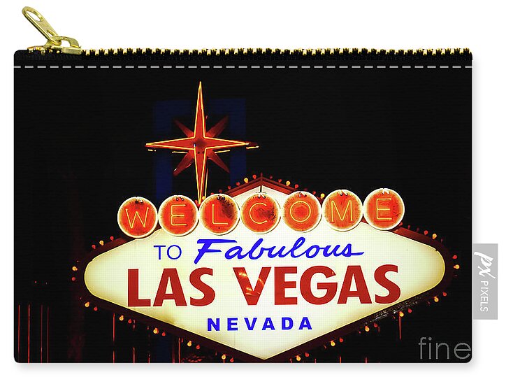 Welcome to Fabulous Las Vegas - Zip Pouch