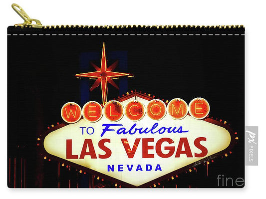 Welcome to Fabulous Las Vegas - Zip Pouch