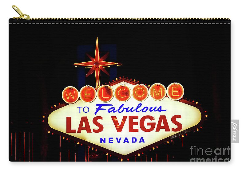 Welcome to Fabulous Las Vegas - Zip Pouch