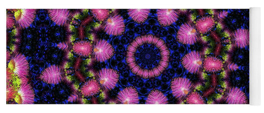 Wild Feathery Desert Mandala - Yoga Mat