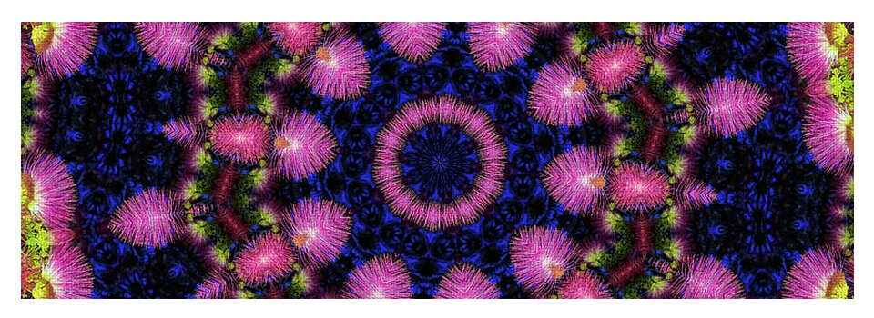 Wild Feathery Desert Mandala - Yoga Mat