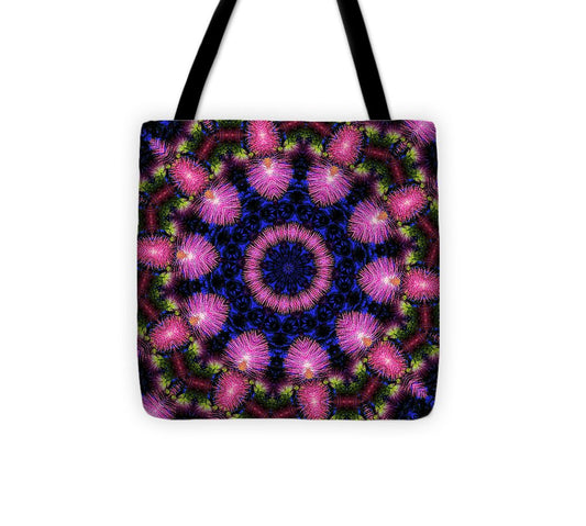 Wild Feathery Desert Mandala - Tote Bag