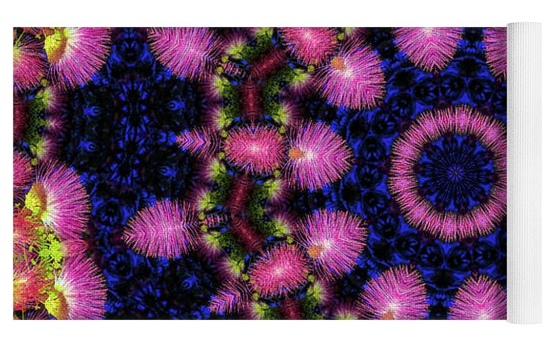 Wild Feathery Desert Mandala - Yoga Mat