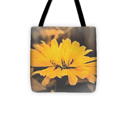 Yellow Soft colored Flower - Tote Bag